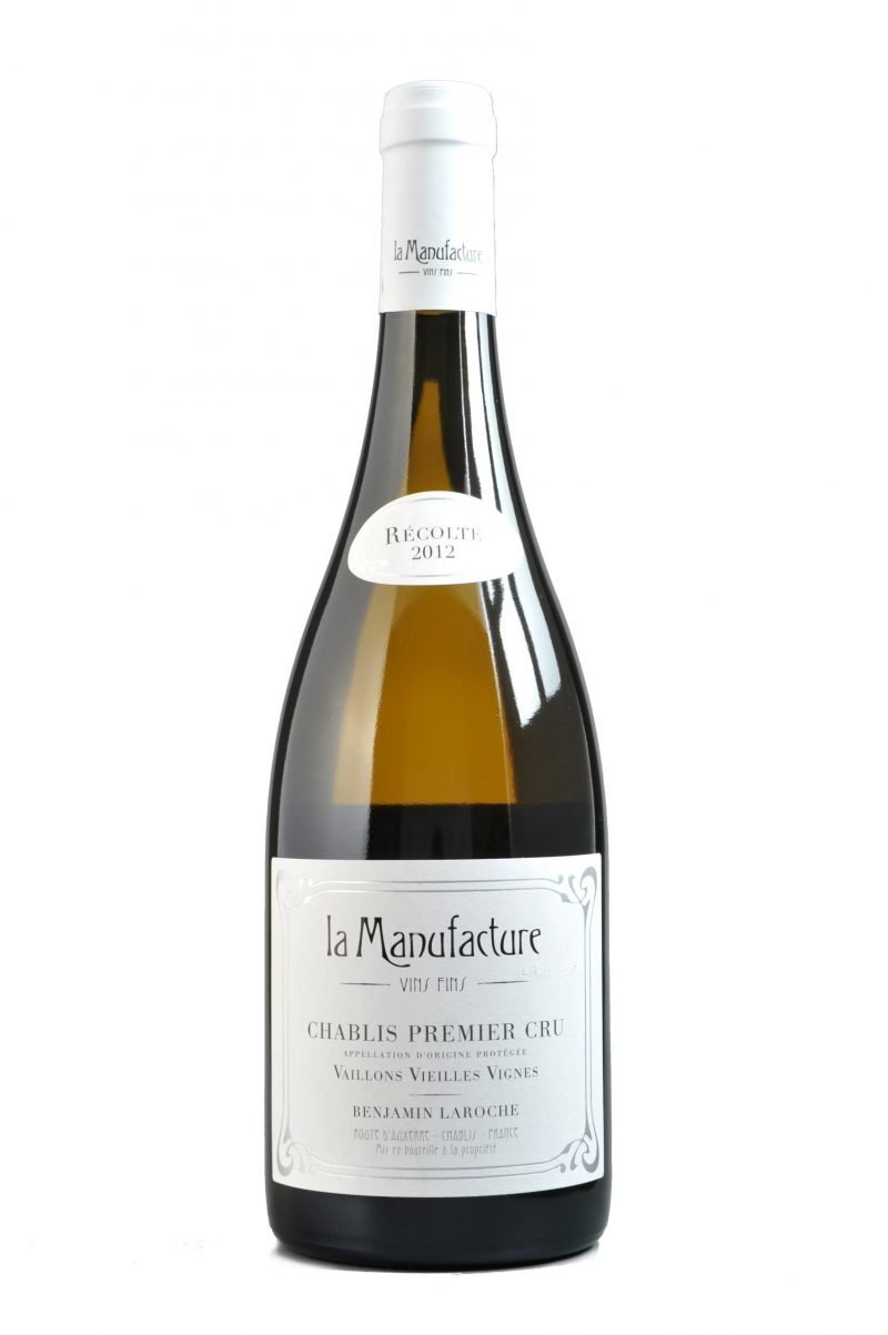 premier Cru VAILLONS VIEILLES VIGNES Fond Blanc
